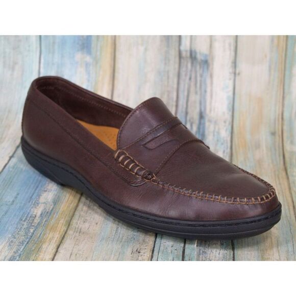 Cole Haan French Cup Penny Loafers Men\'s Size 9.5 Brown Leather Driving Moccasin main image 8